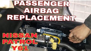 HOW TO REPLACE PASSENGER AIR BAG NISSAN PATROL Y61 | NISSAN PATROL PASSENGER AIRBAG REPLACEMENT