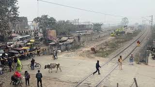 Indian Railway passing from #forbesganj