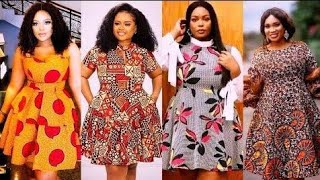 Ankara short gowns/African fashion 2023, latest and Trending styles for any occasion.