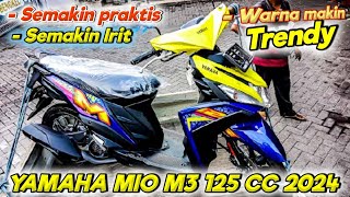 MAKIN TRENDY...!!!YAMAHA MIO M3 125 CC 2024|WARNA METALLIC YELLOW... 🤯🤯🤯