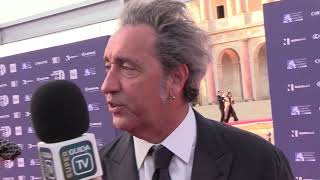 Paolo Sorrentino, intervista sul red carpet dei David di Donatello 2022