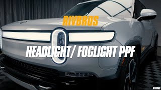 Rivian Headlight PPF for R1T and R1S - Install Guide - RIVBROS