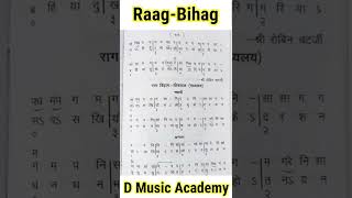 Raag Bihag Notation | कान्हा जारे जारे जारे सांवरिया | तीनताल | Swarlipi #Dollymusicacadmy