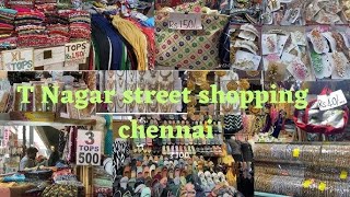 T nagar street shopping | Chennai streetshopping சென்னை இரவு market தி.நகர்