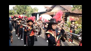 Pawai Ta'aruf dan Marching Band di Notorejo Tulungagung