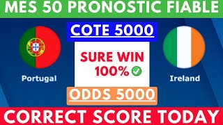 PRONOSTIC FOOT:MES PRONOSTIC FOOTBALL AUJOURD'HUI ( football prediction ) CORRECT SCORE|SCORE EXACT