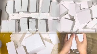 Super Soft Flaky Crispy PLAIN JANE Gym Chalk Blocks Crush Edit ✨ So Satisfying ❤️ @missuasmr9849