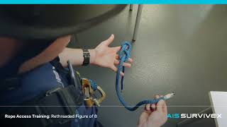 Rope Access Training: How To Tie a Rethreaded Figure of 8