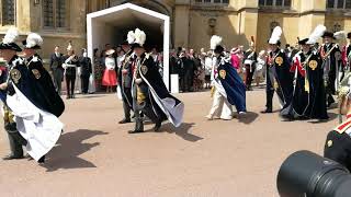 Koning Willem-Alexander bij Order of the Garter