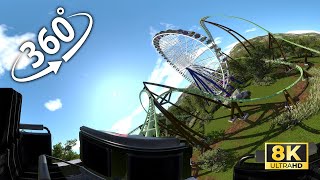 360 Roller CoasterPOV 🎢  Experience VR 8K