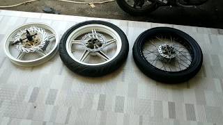 Velg Chamco Untuk Scorpio dan Jupiter serta Velg Barros Jari Jari Tubeless