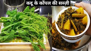 कद्दू के कोंपल की मसालेदार स्वादिष्ट सब्ज़ी | Pumpkin Leaves Curry | Sabzi Recipe |