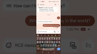 You can use Google Messages RCS and Gemini Fo Free 🆓 on textnow