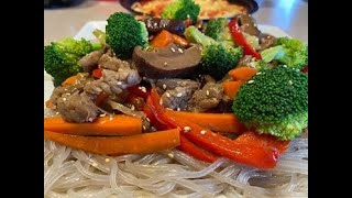 KOREAN JAPCHAE RECIPE (STIR FRIED GLASS NOODLES)