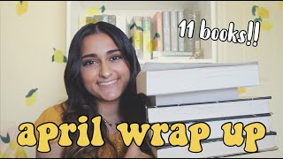 APRIL 2021 WRAP UP | all about the 11 books i read this month