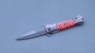 PK85 One Hand Knife Semiautomatic - Pocket Knives