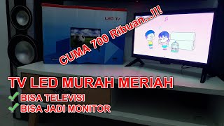 TV LED 19 Inchi Harga Murah Meriah Bisa Televisi Atau Jadi Monitor Laptop dan PC