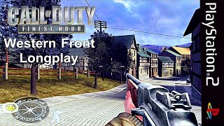 Call of Duty Finest Hour US missions Western Front Longplay No Commentary PS2 PCSX