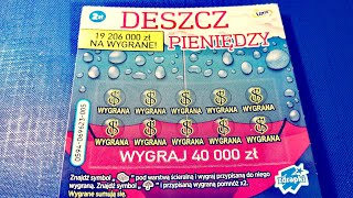 #ZDRAPKI Premiera wznowienie zdrapki DESZCZ PIENIĘDZY ☔💸