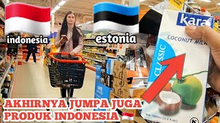 KELILING SUPER MARKET DI ESTONIA AKHIRNYA JUMPA PRODUK INDONESIA JUGA ‼️