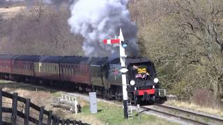 NYMR 31-03-19 North Yorkshire Moors Railway 34092 "City of Wells" Visit.