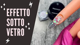 Come realizzare una Nail Art con EFFETTO SOTTOVETRO | *molto facile* | ThePinkGlove Nails