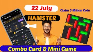 Today Combo Card || Claim 5 Milion Coin || Hamster Combat || How To Puzzle Solve || Mini Game