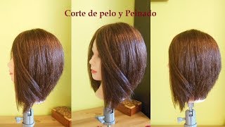 Corte de pelo Bob corto medio largo en capas paso a paso | Corte de cabello en degradado | Corte Bob