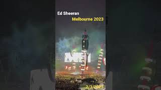 Ed Sheeran live in Melbourne 2023