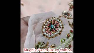 mughl e azam handmade chiffon