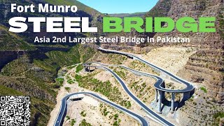 Asia's 2nd Largest Steel Bridge Fort Munro DG Khan | Drone View | Punjab | Pakistan