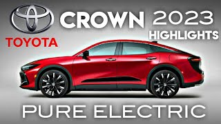 Toyota crown 2023 electric car ⏯️ highlights #toyota