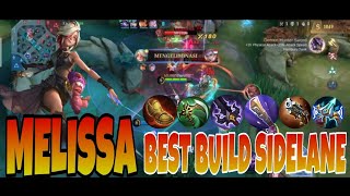 MELISSA best build SIDELANE #mobilelegends #mlbb #viral #video #melissa #melissabestbuild2023