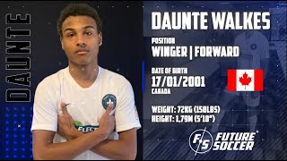 Daunte Walkes - Highlights 2020 - Future Soccer Canada