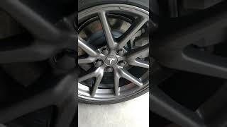 Tesla Model 3 center wheel cap removal. Fast and Easy!