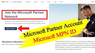 Create MPN Account in Microsoft Partner Center | Microsoft Partner MPN ID for Indirect Resellers