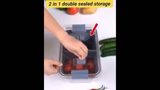 2 in 1 double sealed storage #shorts