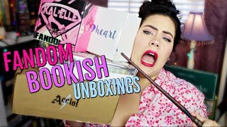 UNBOXING FOUR FANDOM AND BOOK SUBSCRIPTION BOXES