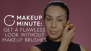 How To Do A Flawless Look Without Makeup Brushes | The Zoe Report By Rachel Zoe