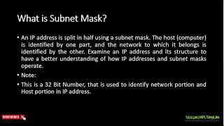 subnet mask notes.