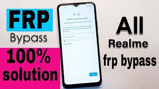 All realme frp bypass 100'%solution रेआलमी का गूगल लॉक हटाए