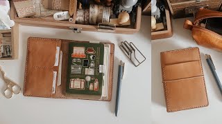 Pocket Traveler's Notebook TN Setup | HandstitchedLeatherT