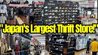 Japan's BIGGEST Thrift Store: Bookoff Super Bazaar Tour! Huge Secondhand Shop!