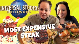 I Ate the Most EXPENSIVE Steak at Universal Studios Hollywood Toothsome Chocolate Emporium 🥩