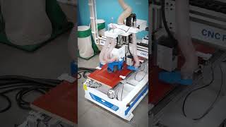 High Efficiency CNC Door Lock Hole Making Machine for  Processing Wooden Doors