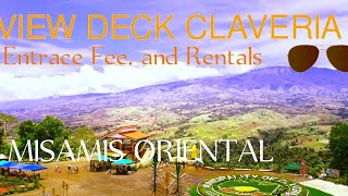 ENTRANCE FEE AND FACILITIES RENTALS VIEW DECK CLAVERIA MISAMIS ORIENTAL