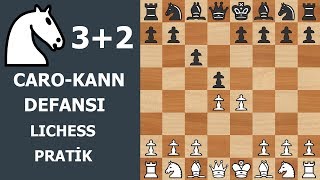 Lichess'te Caro-Kann Defansı Oynuyorum | Satranç 2020