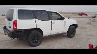 Al Rams Beach in Nissan Xterra