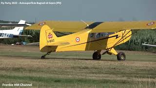 Piper J 3 Cub Landing and Take Off | Fly Party 2022