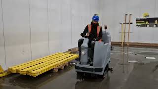 Nilfisk BR850S Ride on scrubber dryer